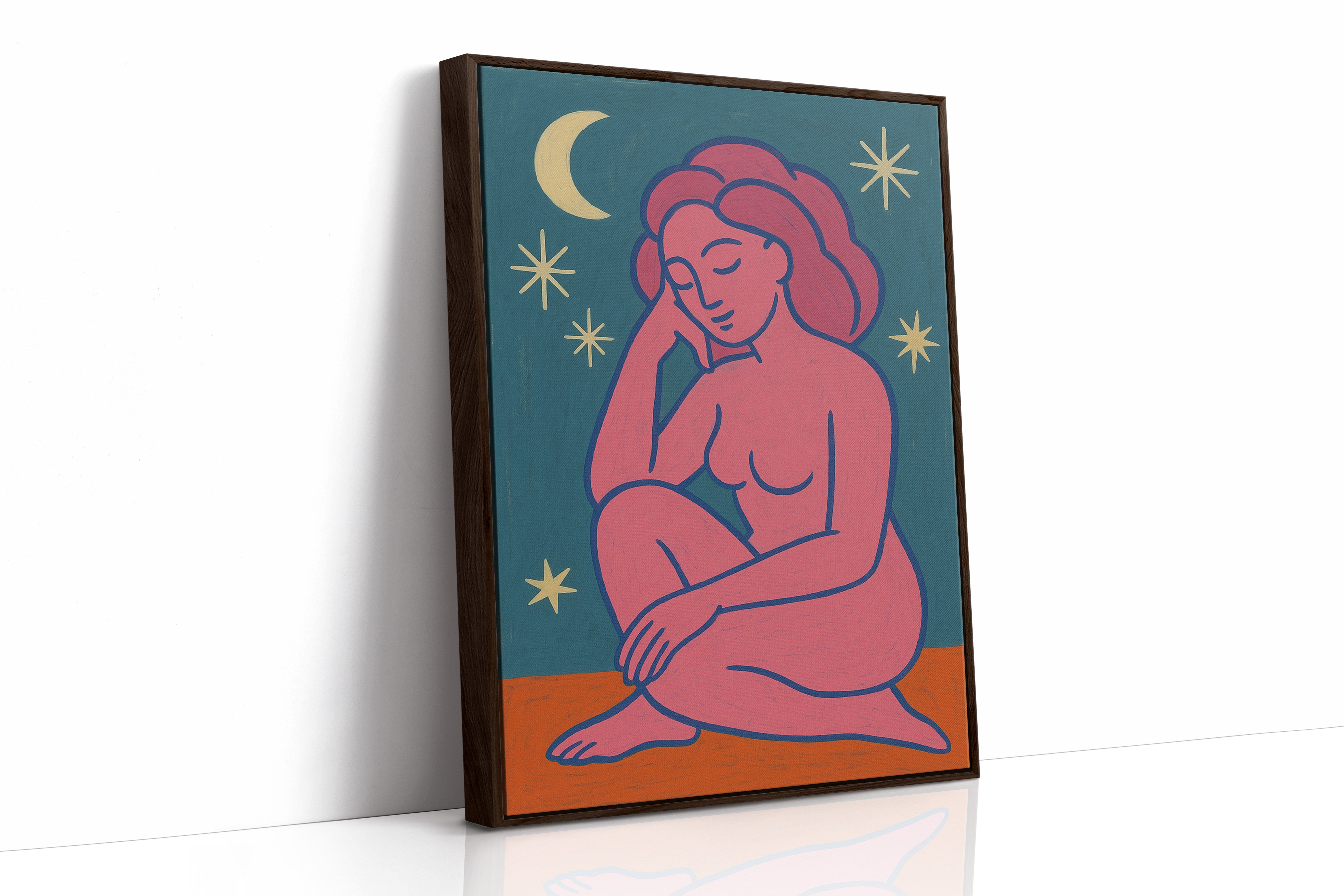 Midnight Muse in Neon Dreams
