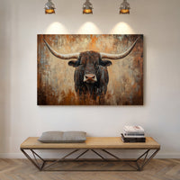 Longhorn Tales In Copper Light