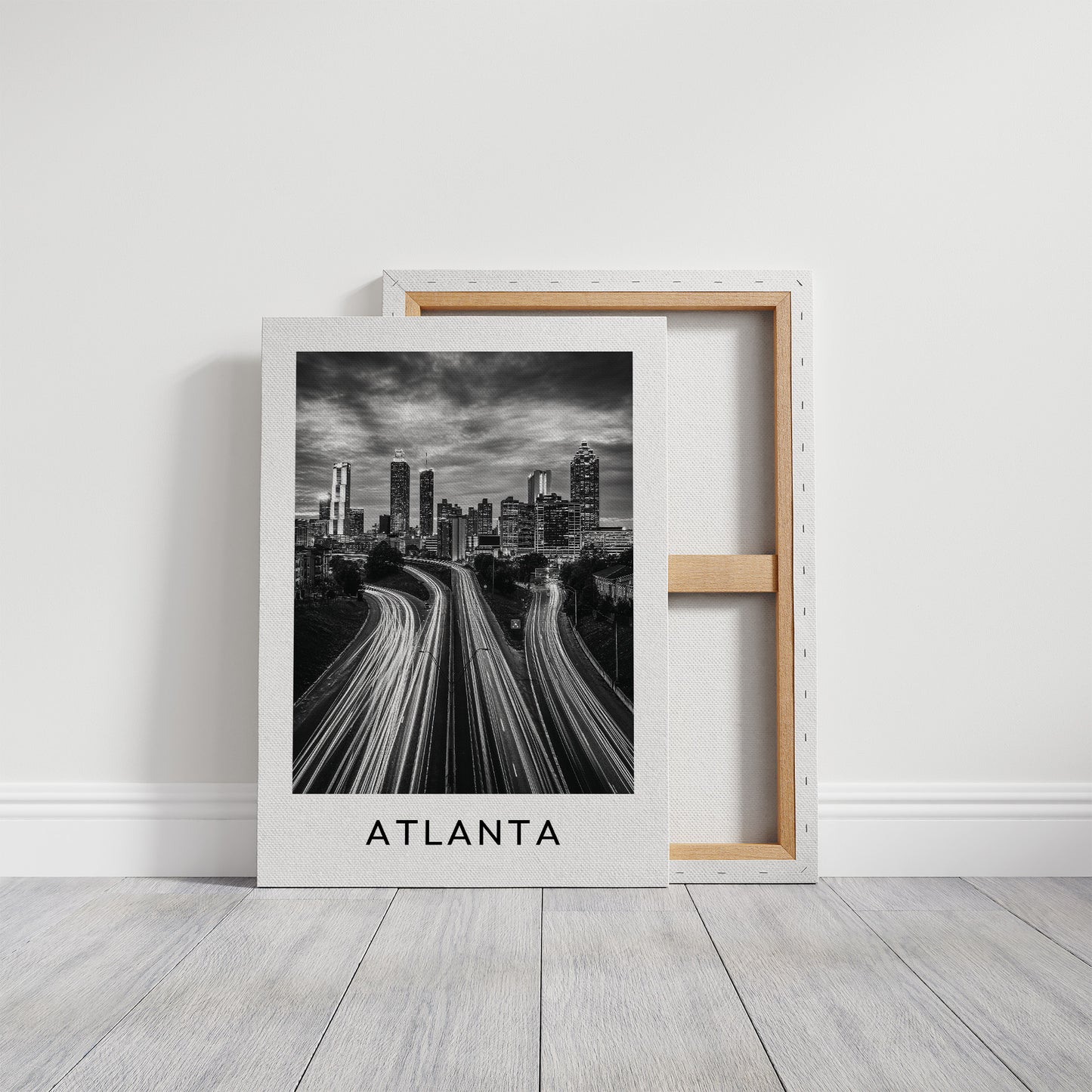 Light Trails Into Downtown