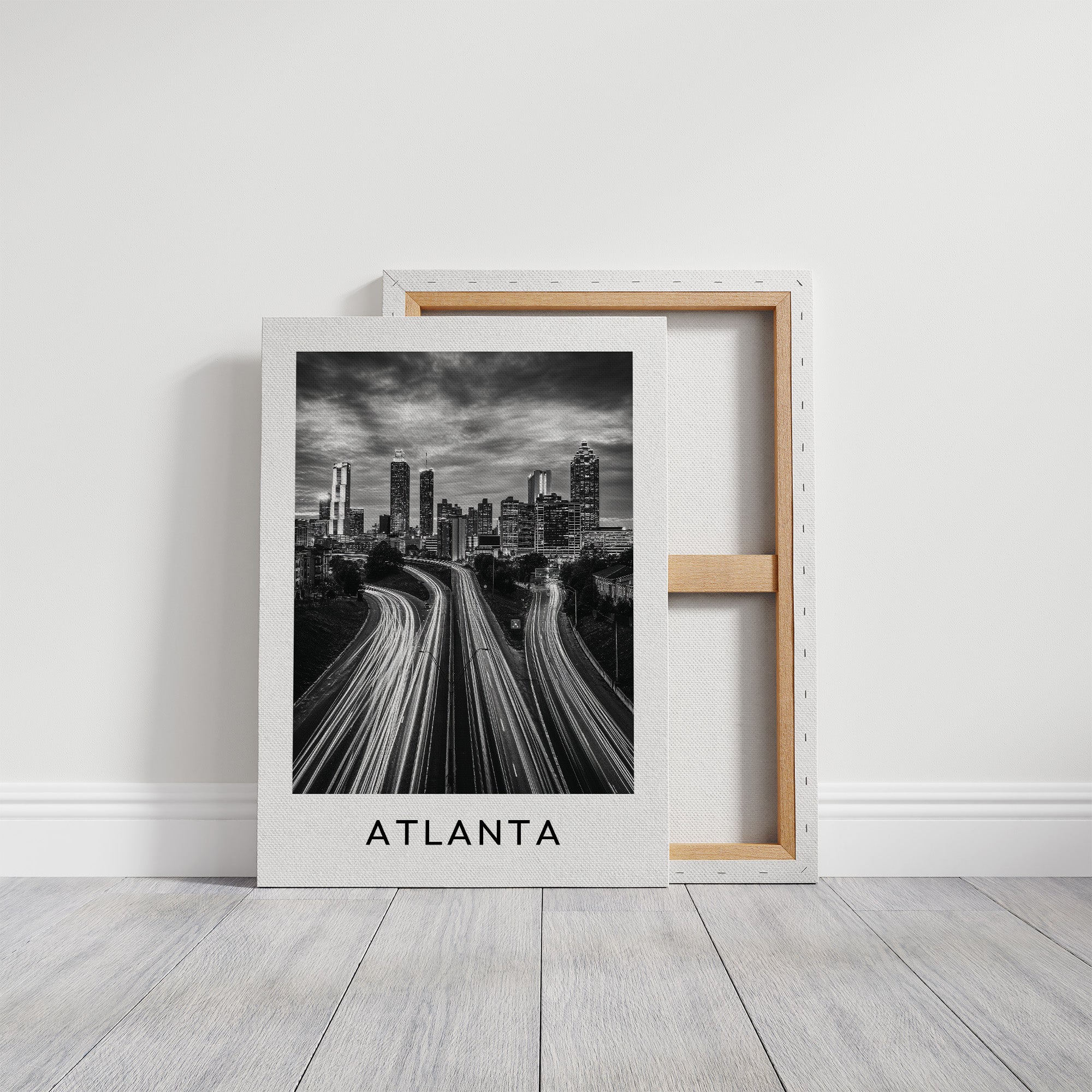 Light Trails Into Downtown