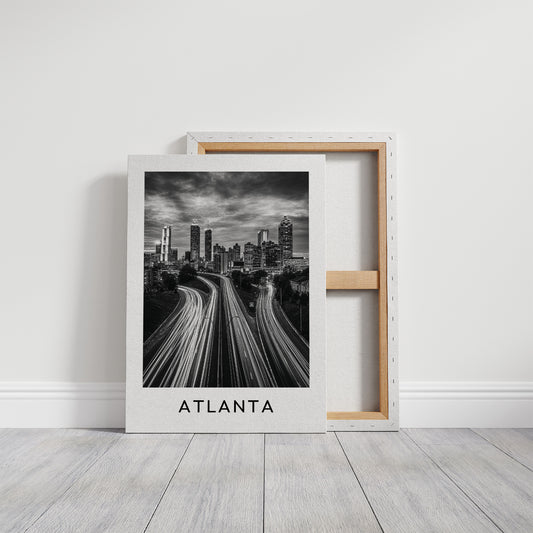 Light Trails Into Downtown