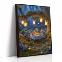 Midnight Tea Among Forest Friends