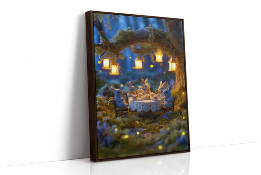 Midnight Tea Among Forest Friends