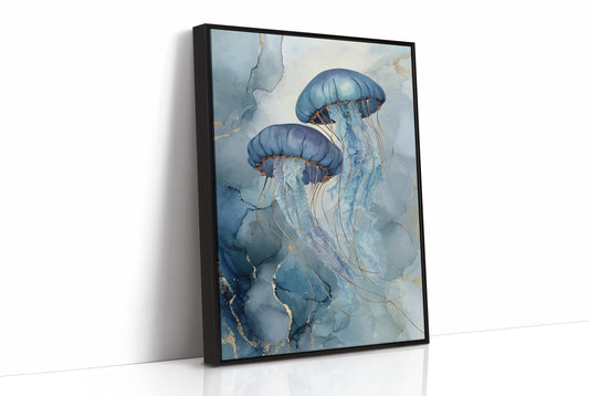 Cerulean Dancers in Liquid Cosmos