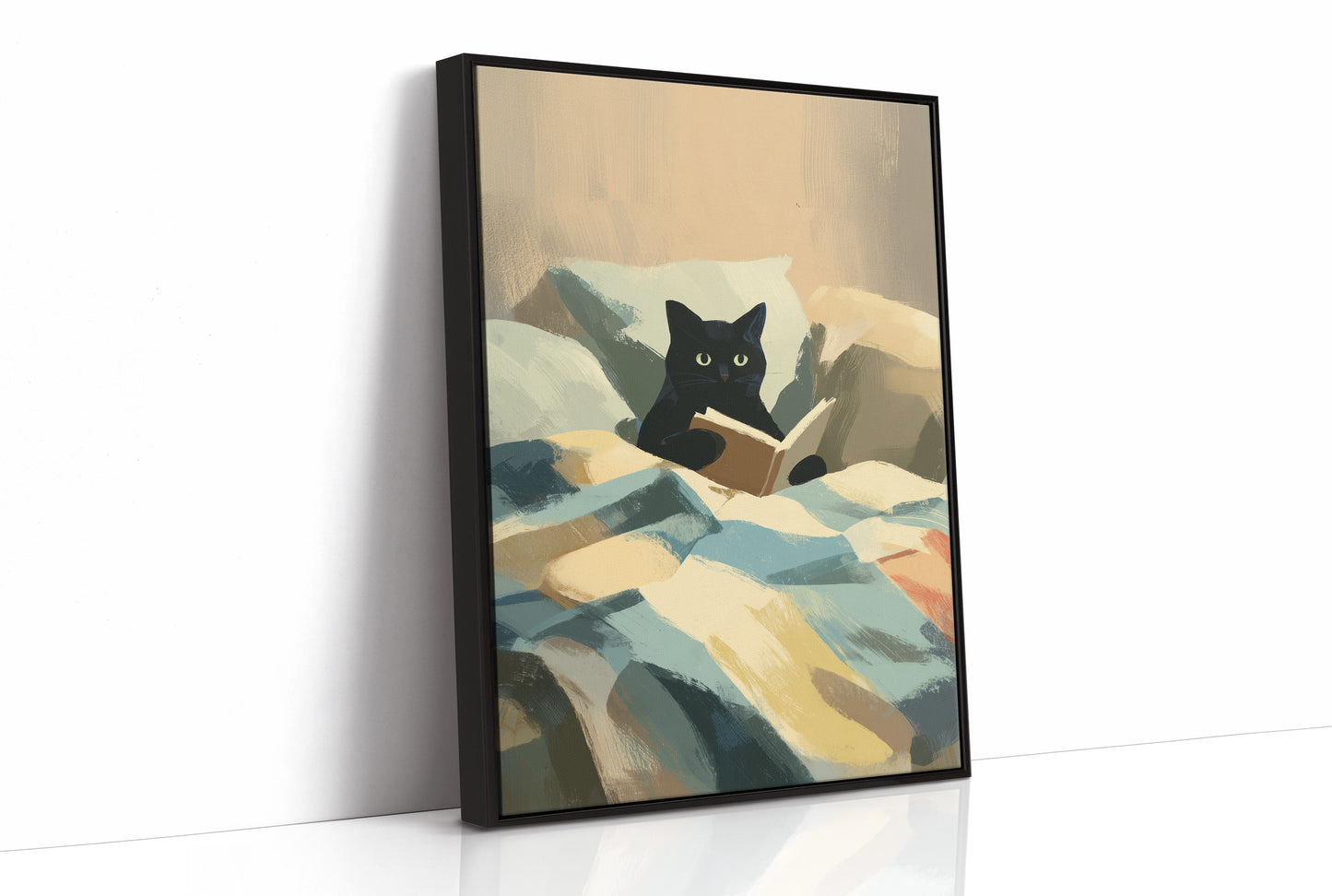 Midnight Scholar in Pastel Comfort