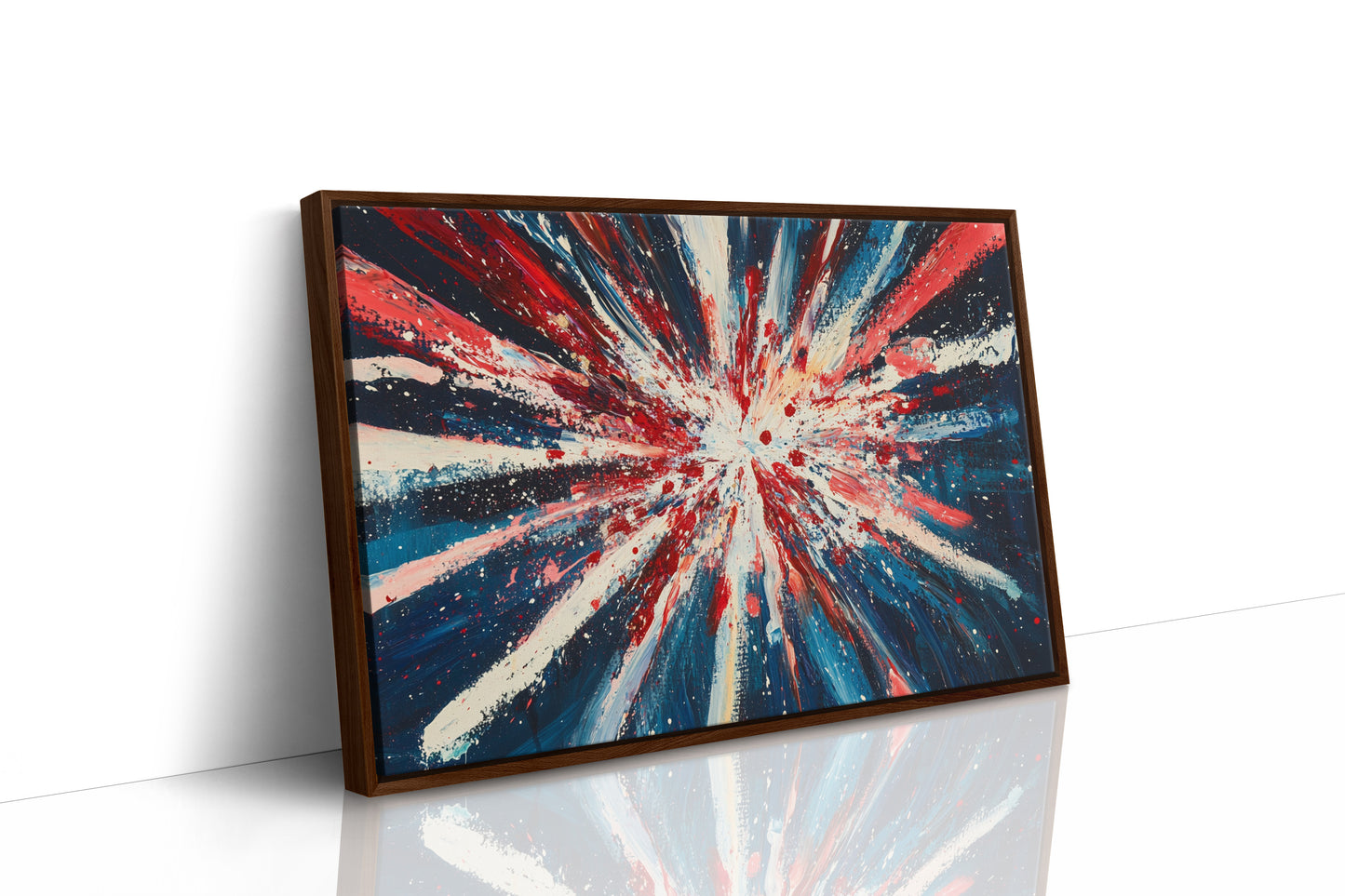 Stars Burst Into Patriotic Light