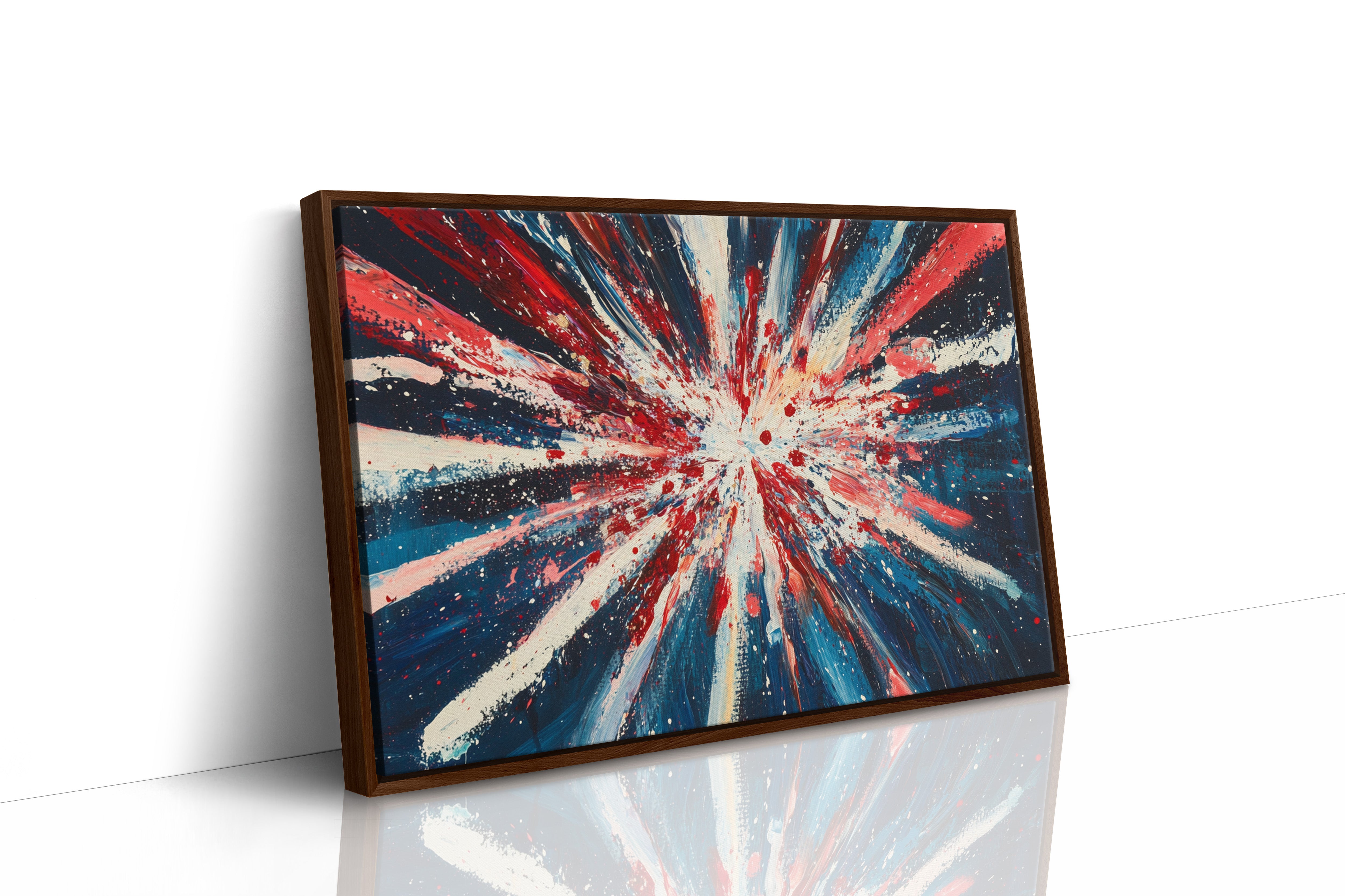 Stars Burst Into Patriotic Light