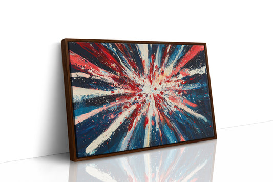 Stars Burst Into Patriotic Light