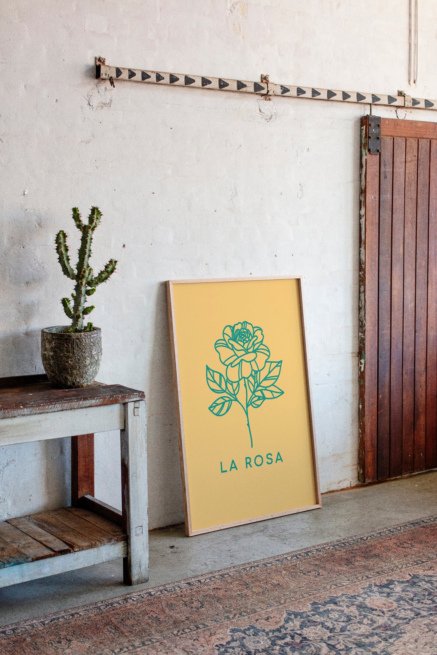 Turquoise Petals Dance Through Amber