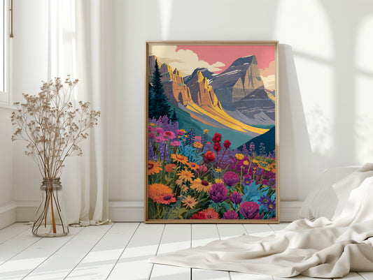 When Mountains Kiss the Meadow