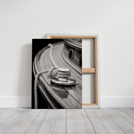 Nautical Whispers in Monochrome