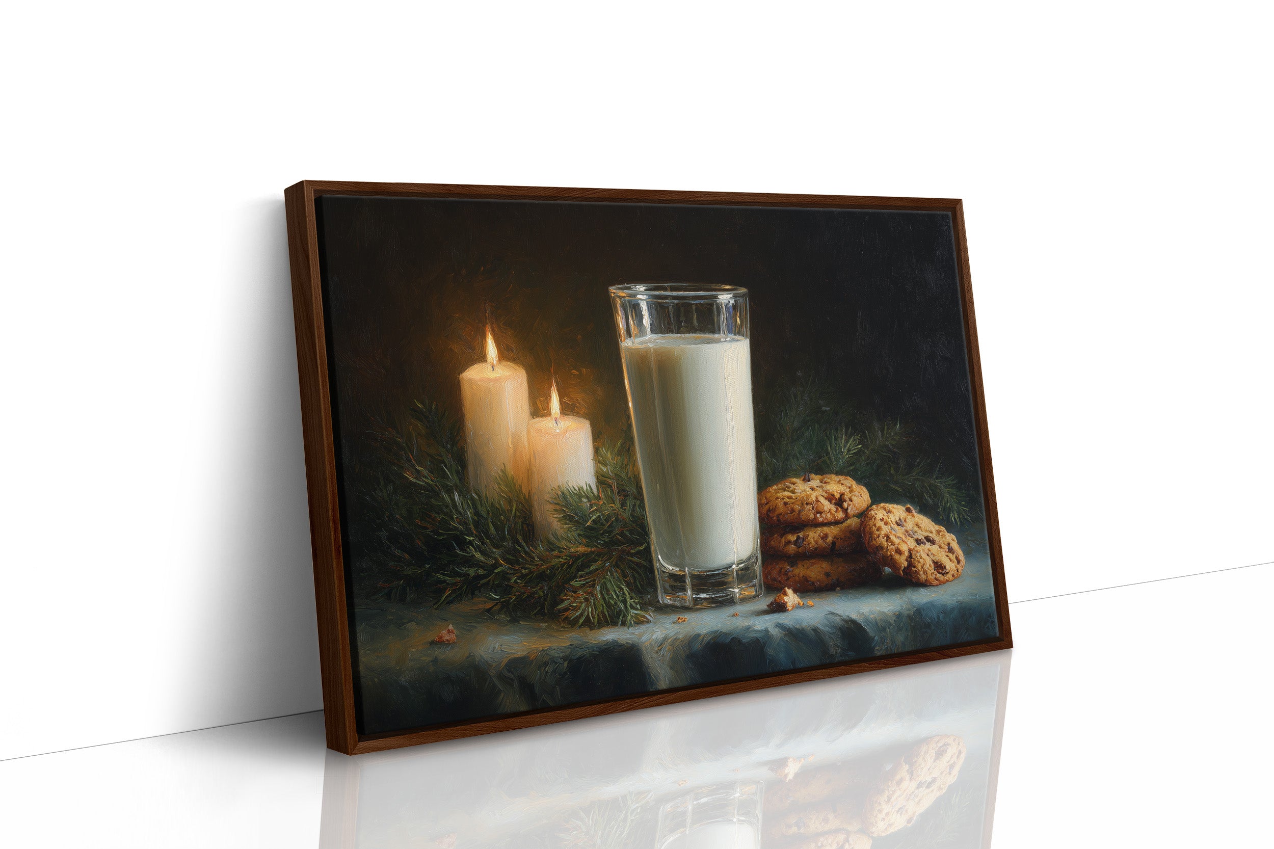 Candlelight Cookies Await Santa's Visit