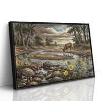 Buck at the River's Bend