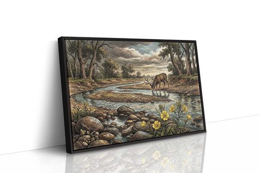 Buck at the River's Bend