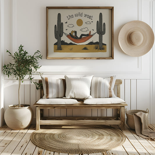 Saguaros Share Their Afternoon Peace