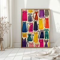Feline Fiesta in Color