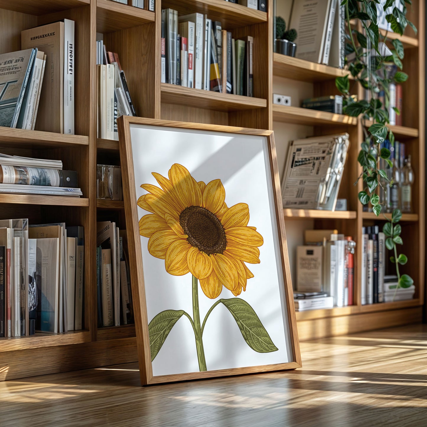 Golden Petals Paint Summer's Portrait