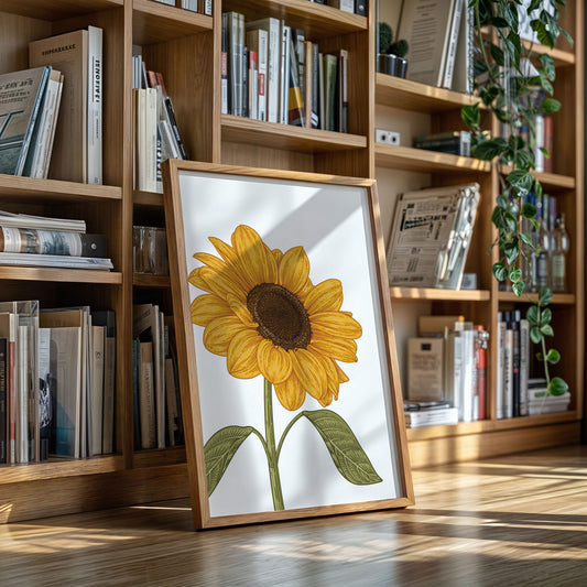 Golden Petals Paint Summer's Portrait