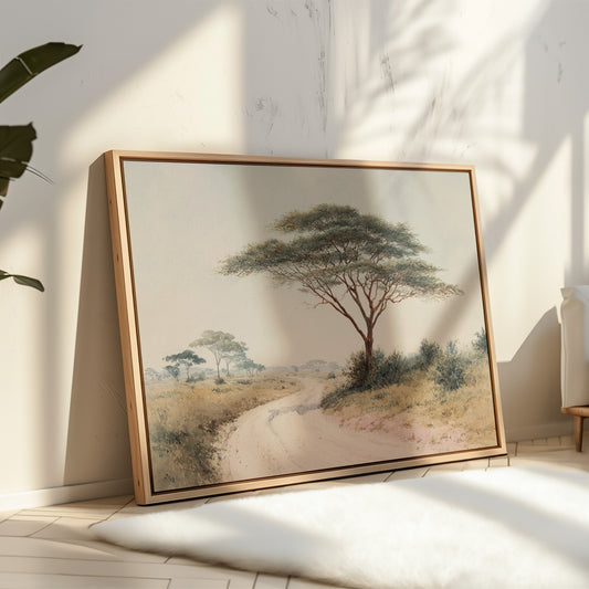 Acacia Bends Over Winding Path