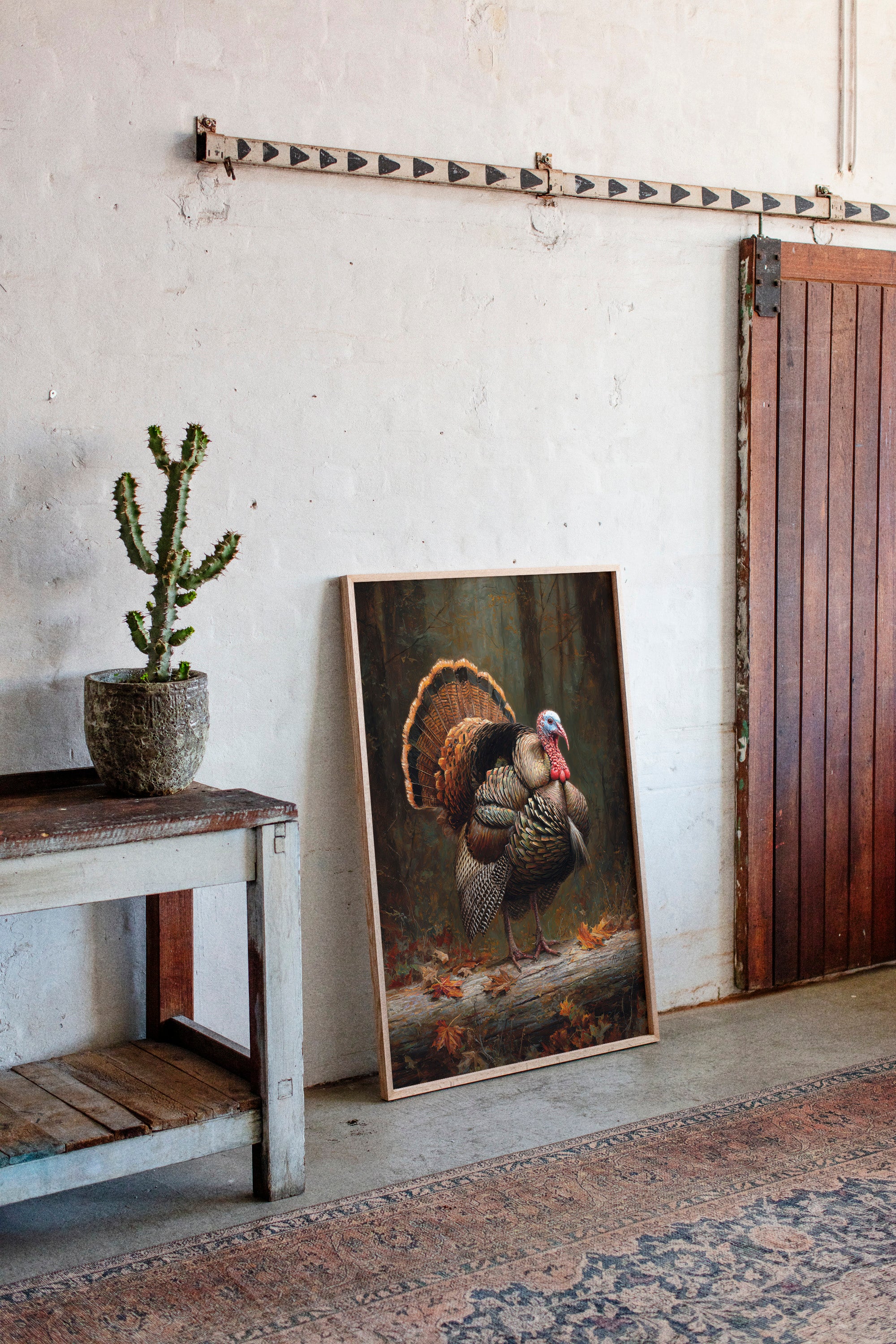 Autumn's Wild Turkey Stands Proud