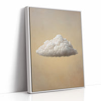 Solitary Cloud Finds Library Peace