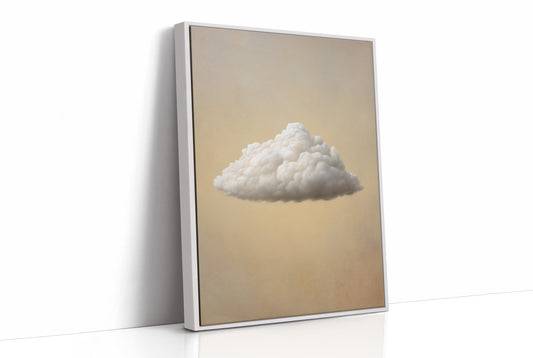 Solitary Cloud Finds Library Peace