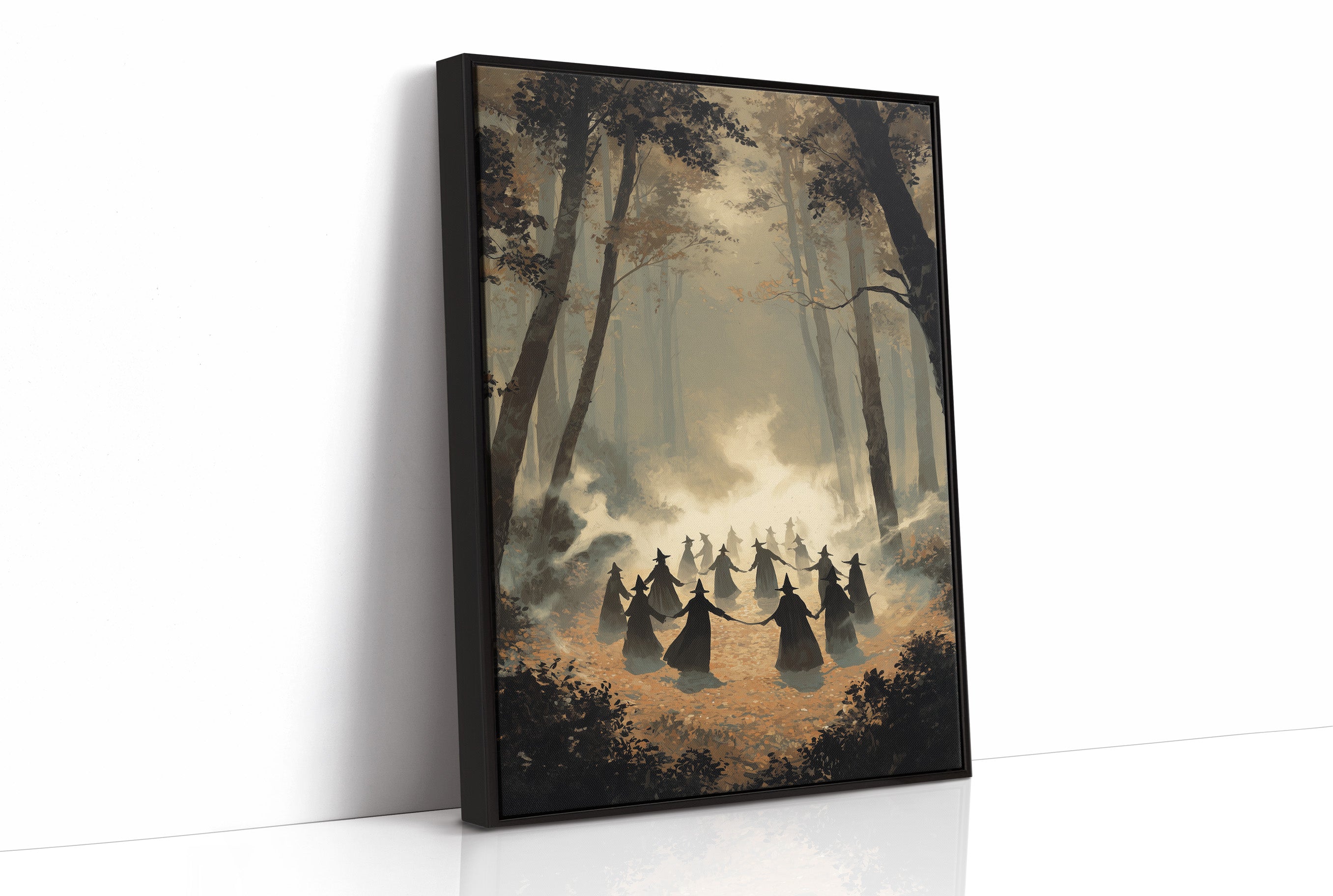 Misty Circle: Ancient Rites in Autumn Woods