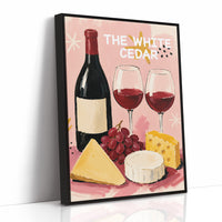 Wine & Cheese, Festive Pink