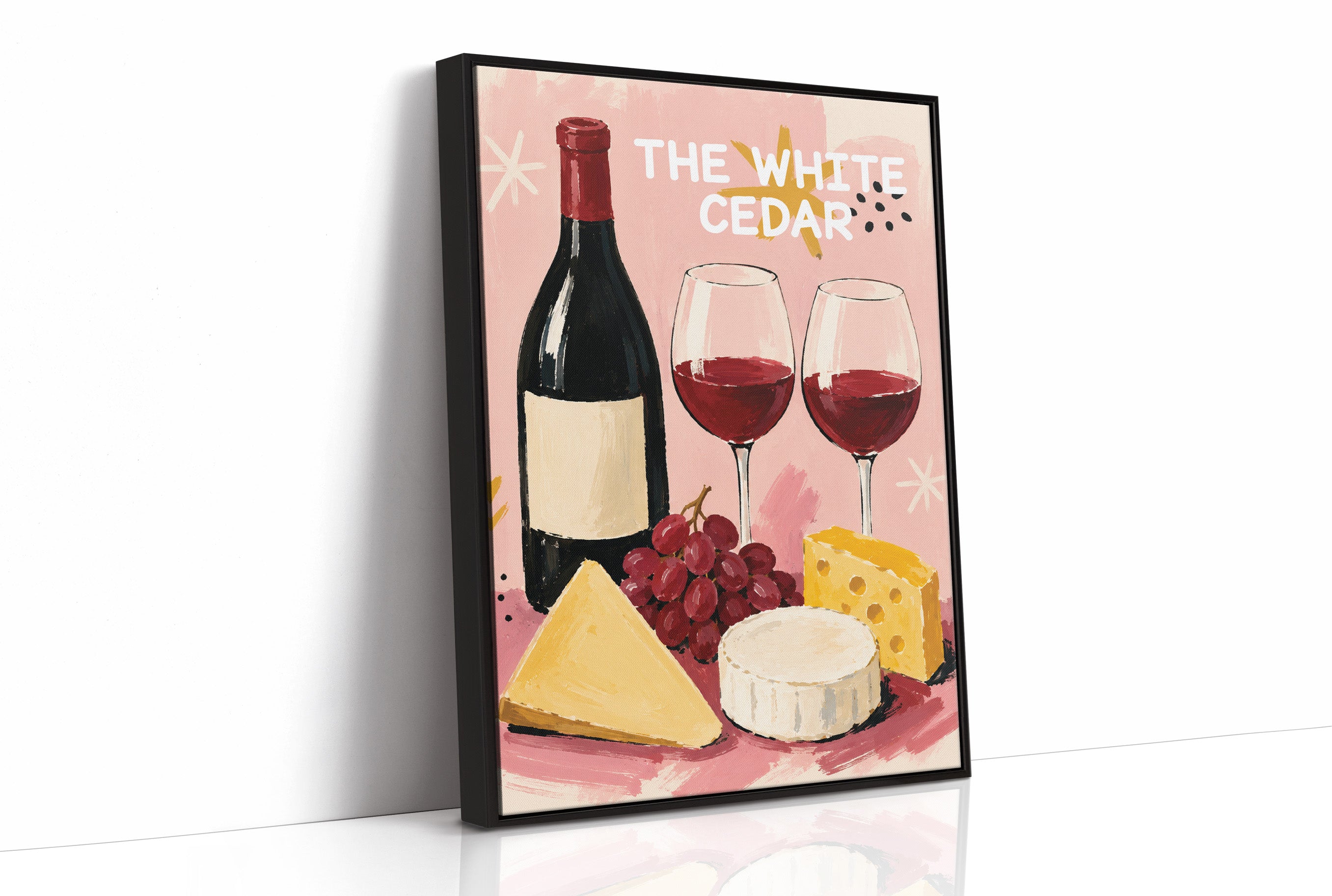 Wine & Cheese, Festive Pink