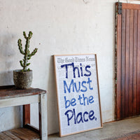 Blue Letters Find Their Home