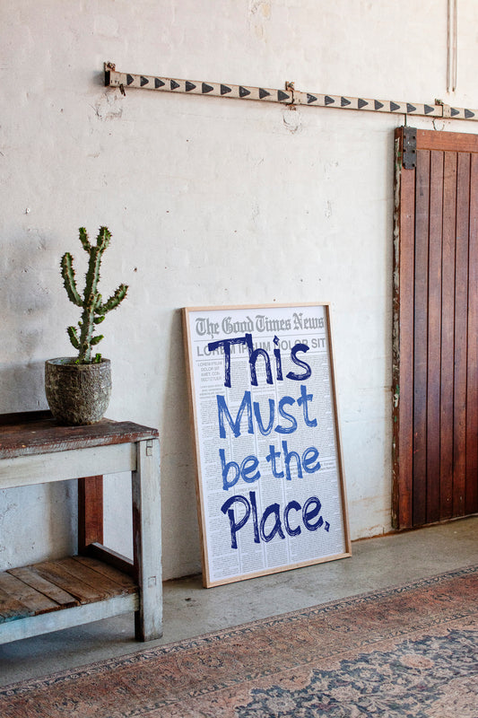Blue Letters Find Their Home