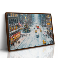 Manhattan's Christmas Ballet In Snow