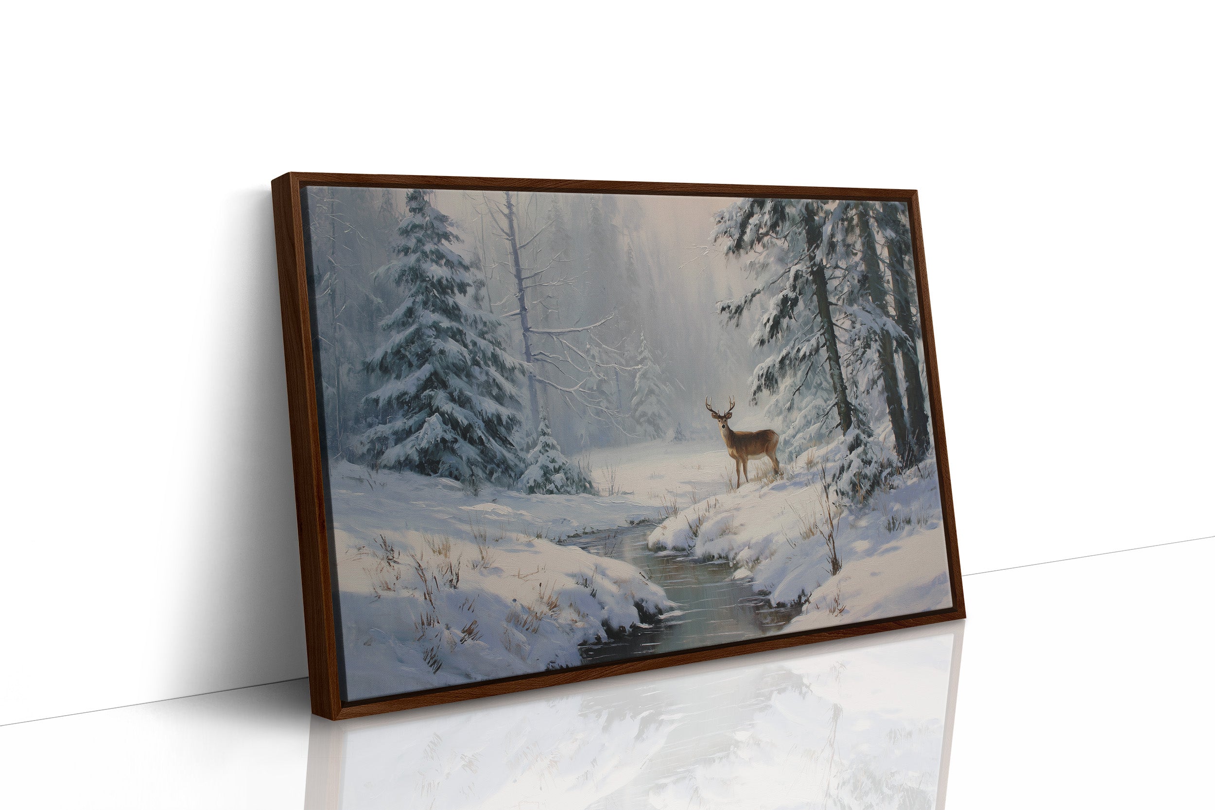 Winter Brook Calls Lone Stag