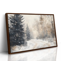 Snow Winds Through Silent Pines