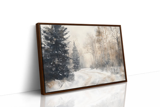 Snow Winds Through Silent Pines