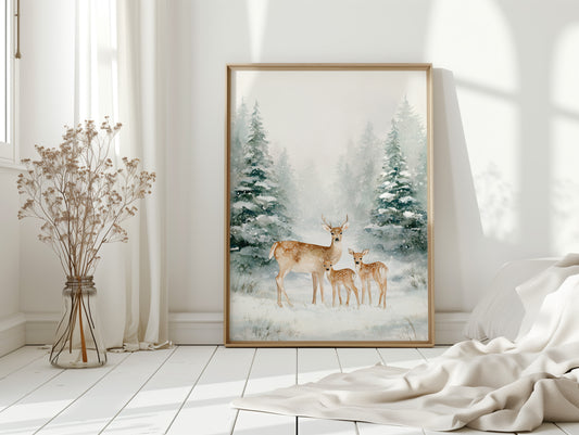 Beneath The Snowfall's Gentle Caress