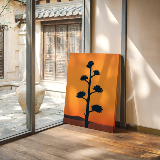 Desert Century Plant Meets Dusk