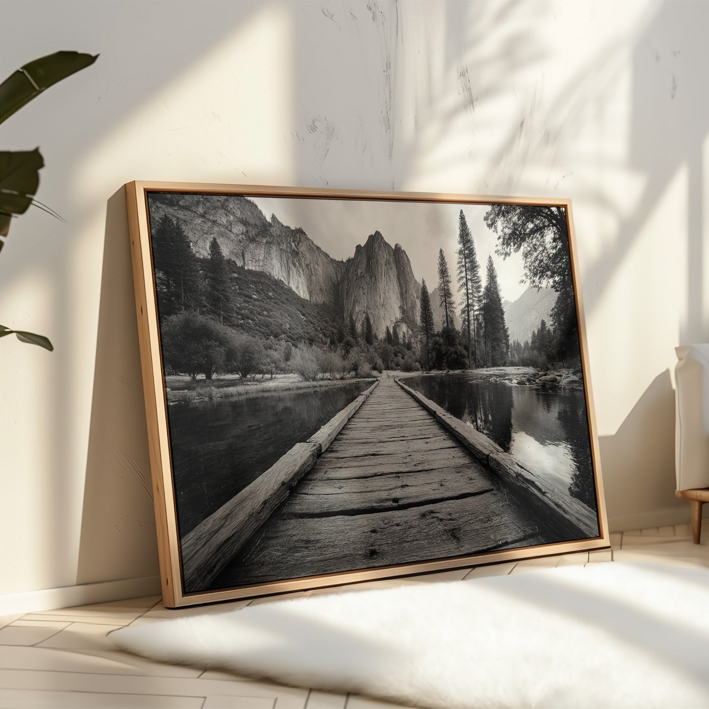 Wooden Path To Mountain Majesty