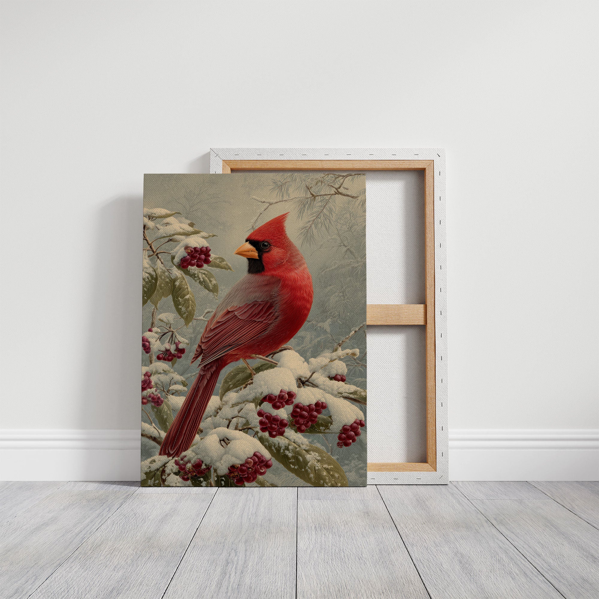 Winter Berries Feed Cardinal's Soul