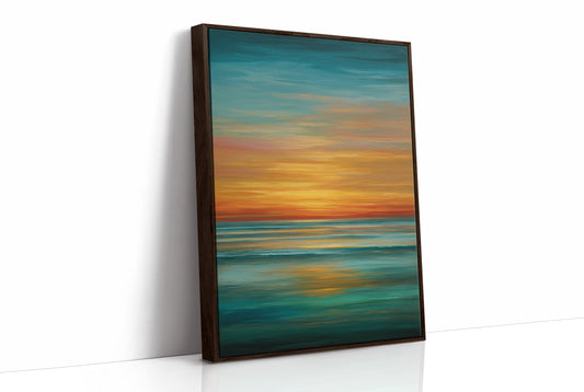 Coastal Horizons Meet Golden Hour