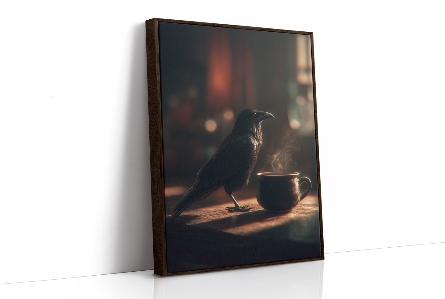 Raven's Tea At Dusk