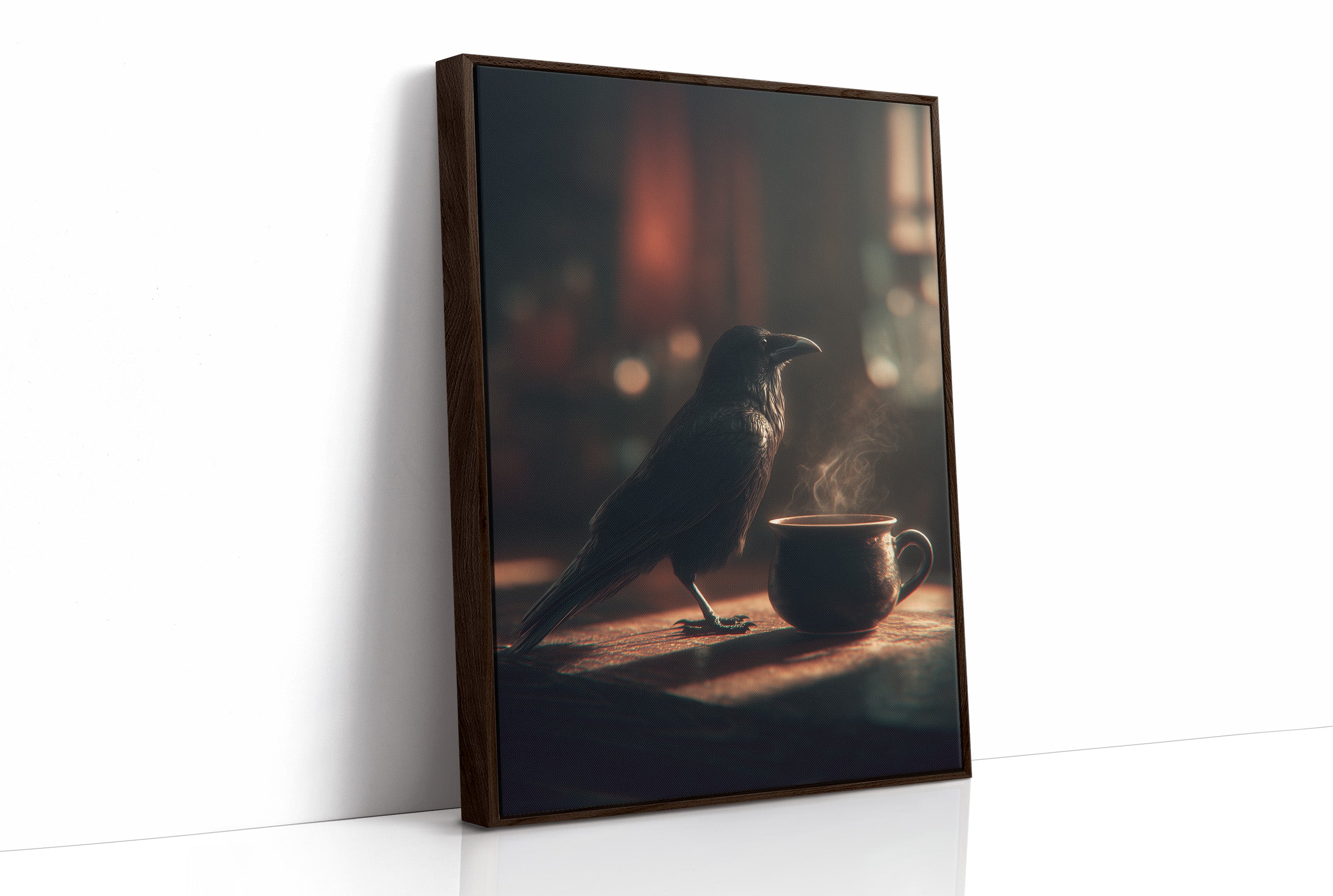 Raven's Tea At Dusk