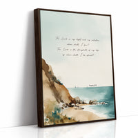 Scripture Rests On Coastal Waters