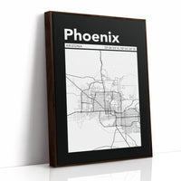 Phoenix, Mapped in Black