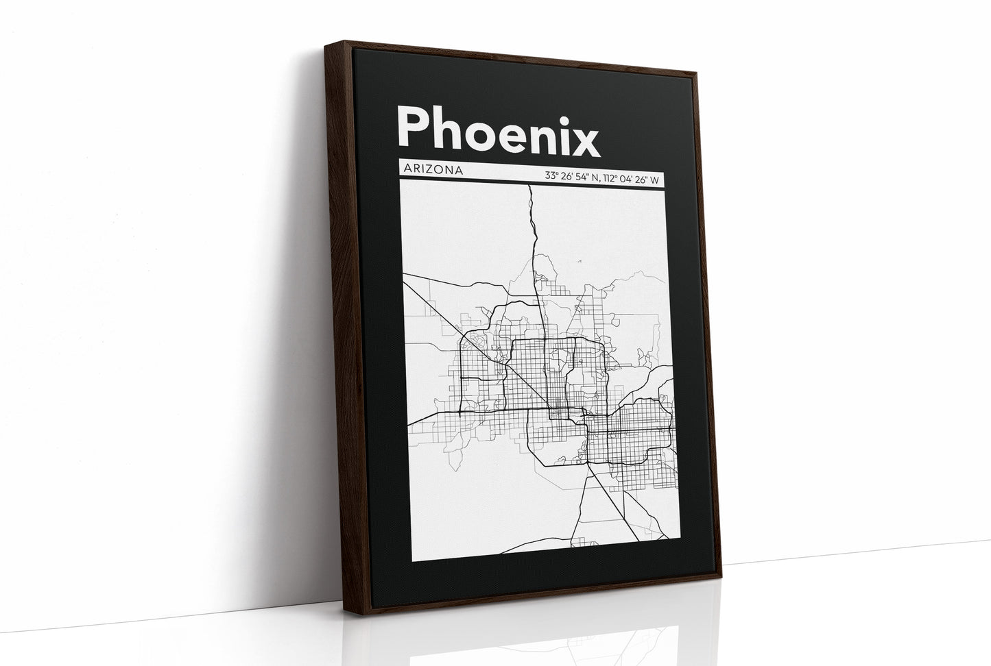 Phoenix, Mapped in Black