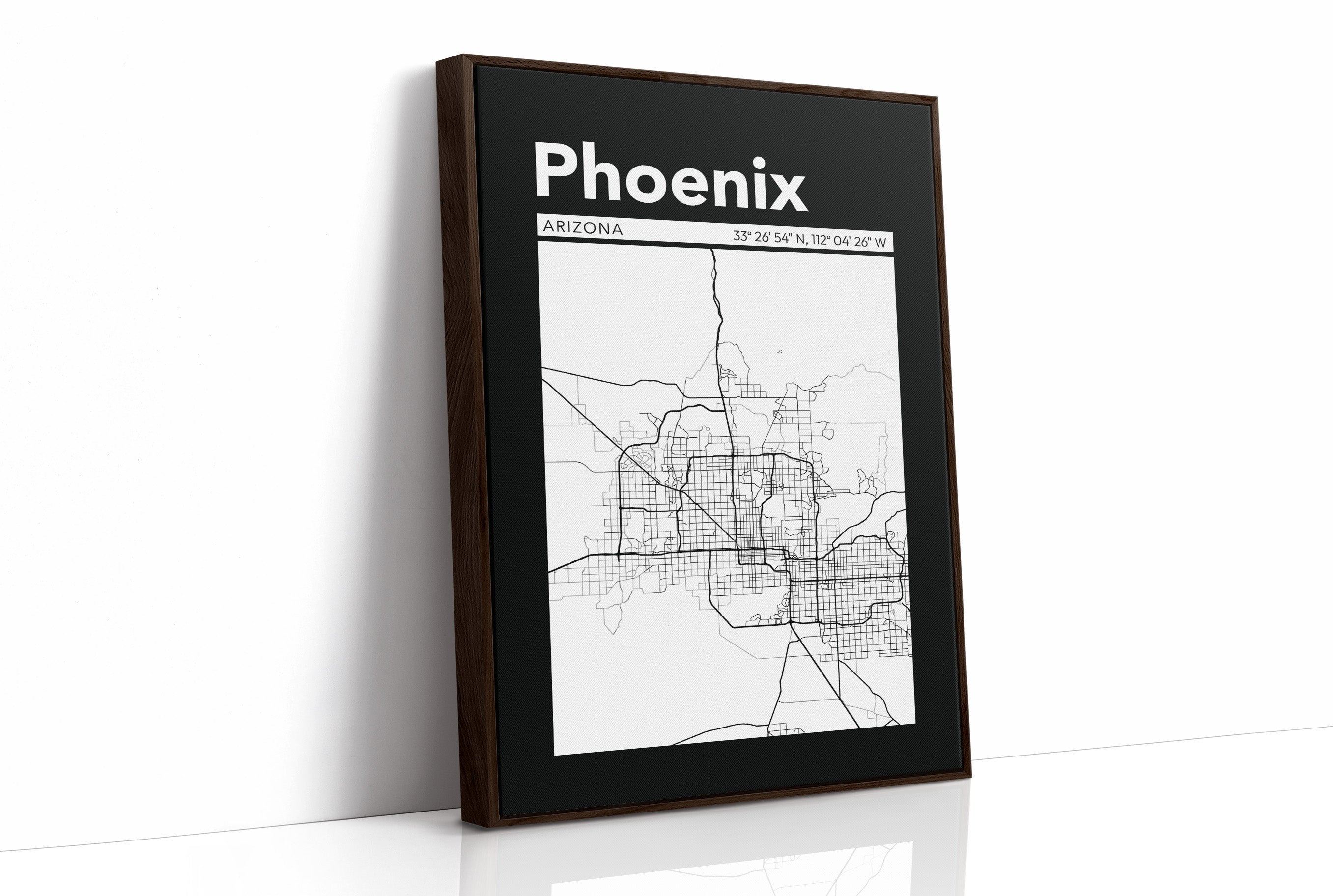 Phoenix, Mapped in Black