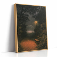 Lantern Glow On A Quiet Path