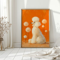 A Poodle's Playful Garden