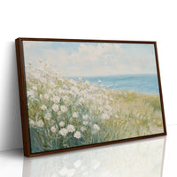 Coastal Poppies Dance With Waves