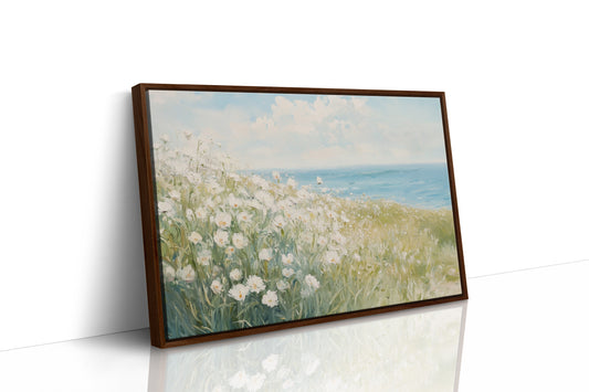Coastal Poppies Dance With Waves
